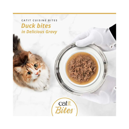 Catit Cuisine Bites konservai katėms su antiena, 75 g