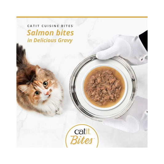 Catit Cuisine Bites konservai katėms su lašiša, 75 g