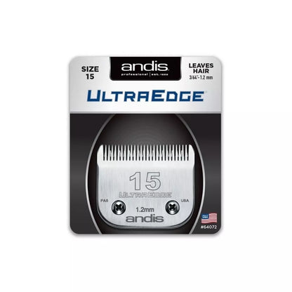 Andis plaukų kirpimo peiliukai UltraEdge Size 15, 3/64" - 1.2 mm