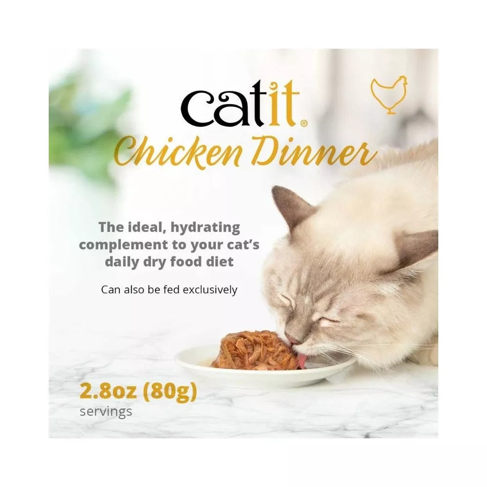 Catit Chicken Dinner konservai katėms su jautiena ir moliūgais, 80 g