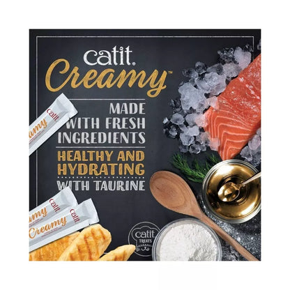 Catit Creamy kreminis skanėstas katėms su vištiena ir ėriena, 4x10 g