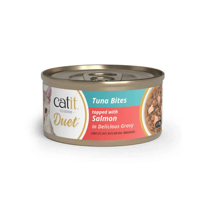 Catit Cuisine Duet konservai katėms su tunu ir lašiša, 75 g