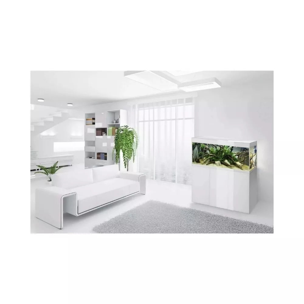 Glossy 120 akvariumas stačiakampis, baltas, 120x40x60 cm