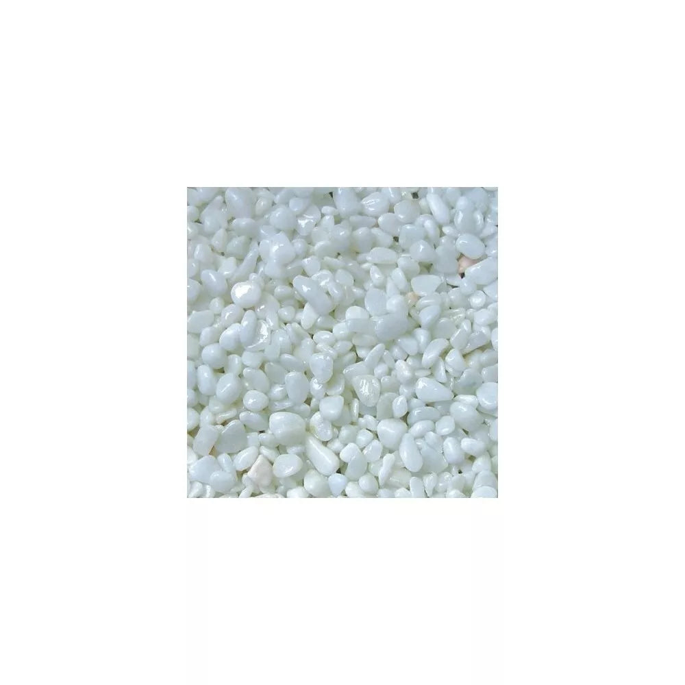 Gruntas akvariumui baltas 3-5 mm, 5 kg