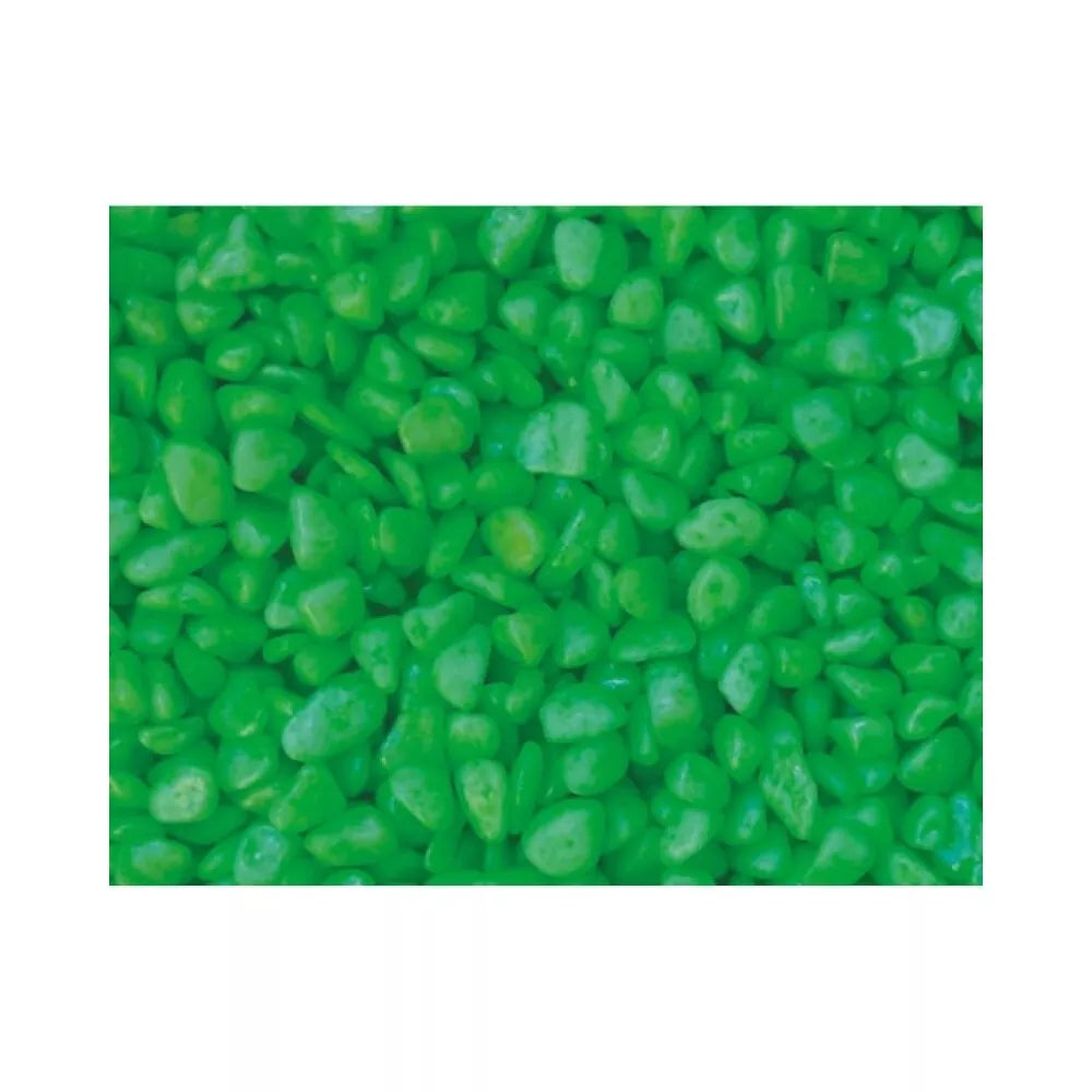 Gruntas akvariumui šviesiai žalias 3-5 mm, 1 kg