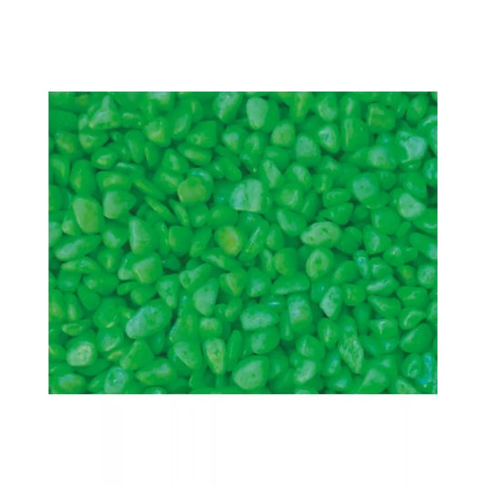 Gruntas akvariumui šviesiai žalias 3-5 mm, 1 kg