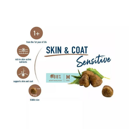 Happy Cat visavertis pašaras suaugusioms katėms puoselėjantis odą ir kailį Sensitive Haut&Skin, 1,3 kg