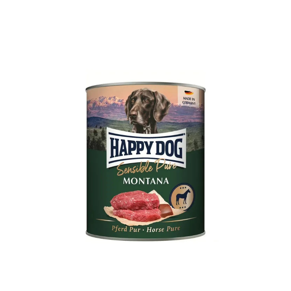 Happy Dog Sensible Pure Montana konservai šunims su arkliena, 800 g