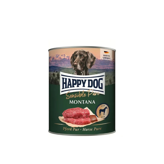 Happy Dog Sensible Pure Montana konservai šunims su arkliena, 800 g