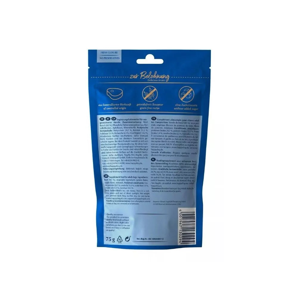 Happy Dog skanėstas šunims su jautiena Meat Snack Allgäu, 75 g