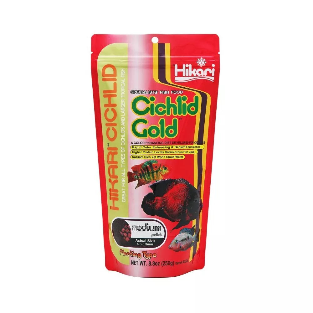 Hikari Cichlid Gold Medium visavertis pašaras žuvims 250 g