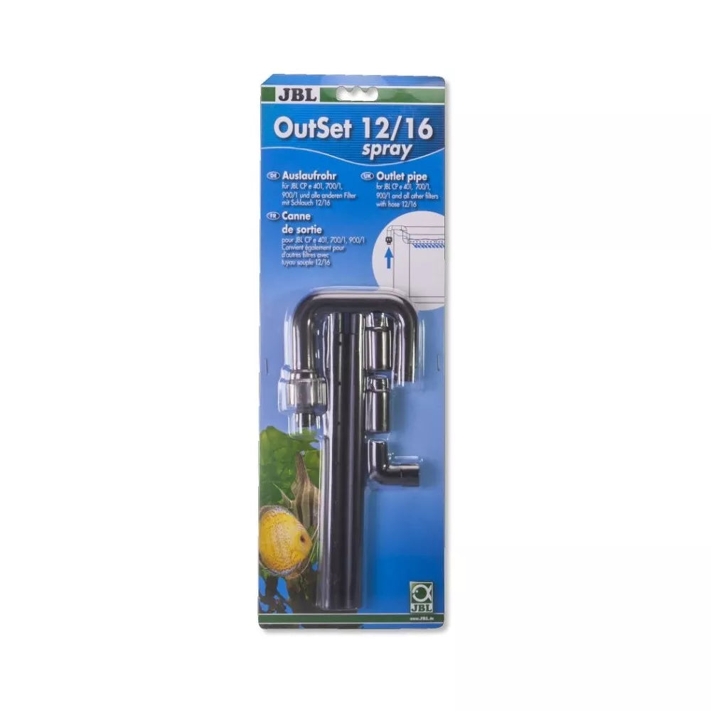 JBL OutSet spray 12/16 vandens atidavimo vamzdelis ,,fleita" išoriniams filtrams CristalProfi e400/700/900/1,2