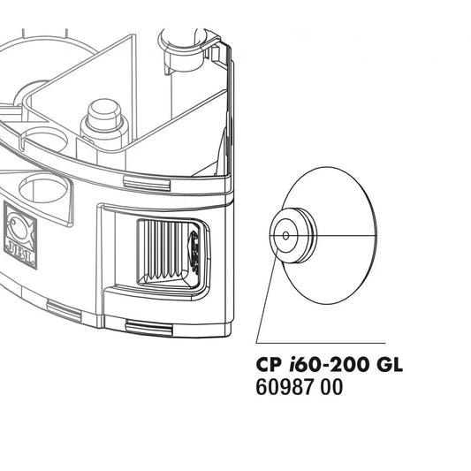 JBL siurbtukai vidiniams filtrams CristalProfi i60-i200, 2 vnt.