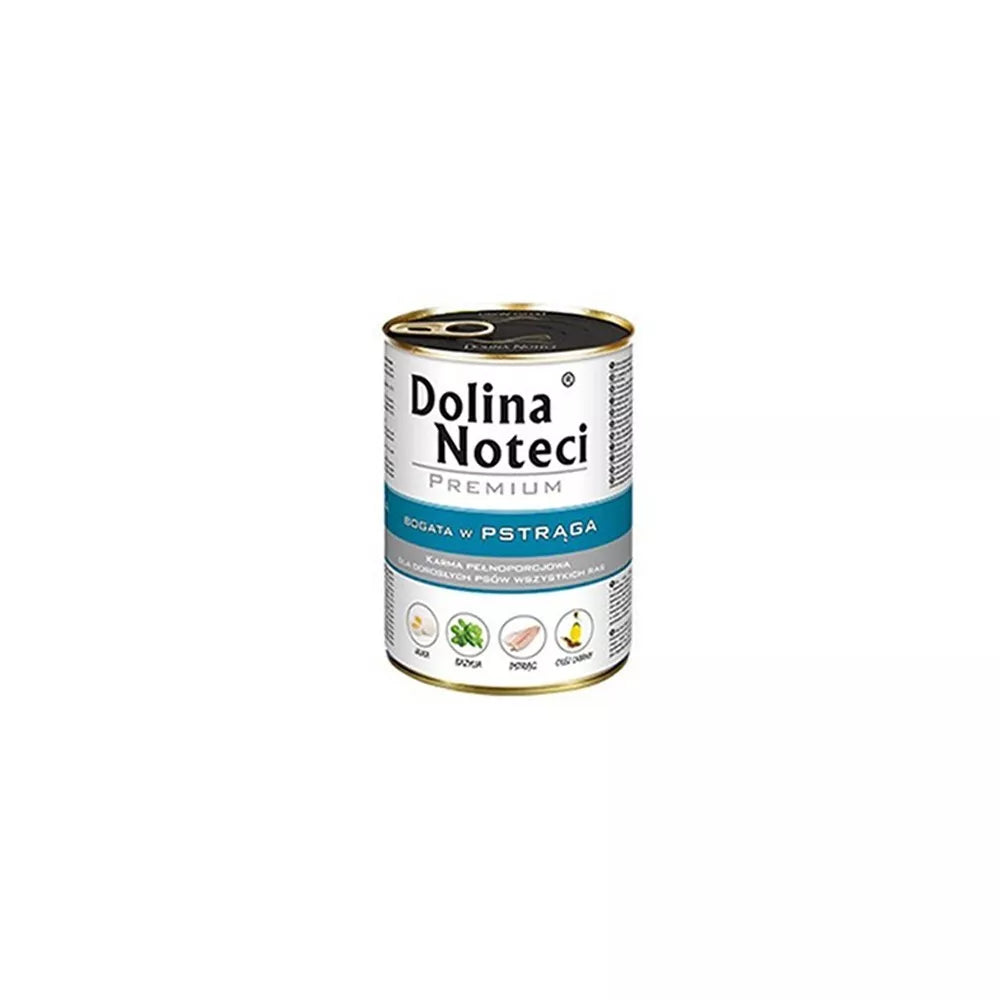 Konservai šunims su upėtakiu Dolina Noteci Premium 400 g