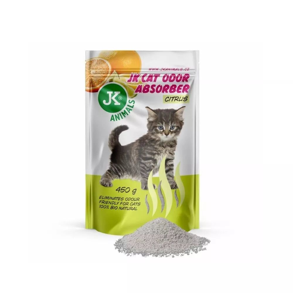 Kvapų neutralizatorius kačių tualetams, citrinų kvapo, 450 g