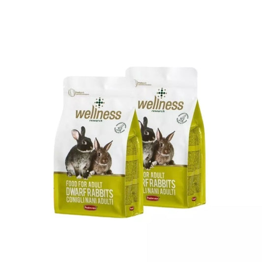 Maistas dekoratyviniams triušiams Wellness Adult Dwarf Rabbits 2x1 kg