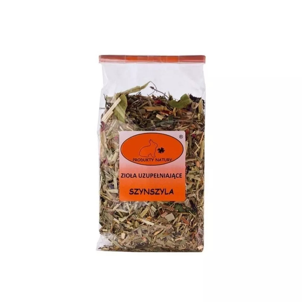 Natūralus žolelių mišinys šinšiloms, 100 g