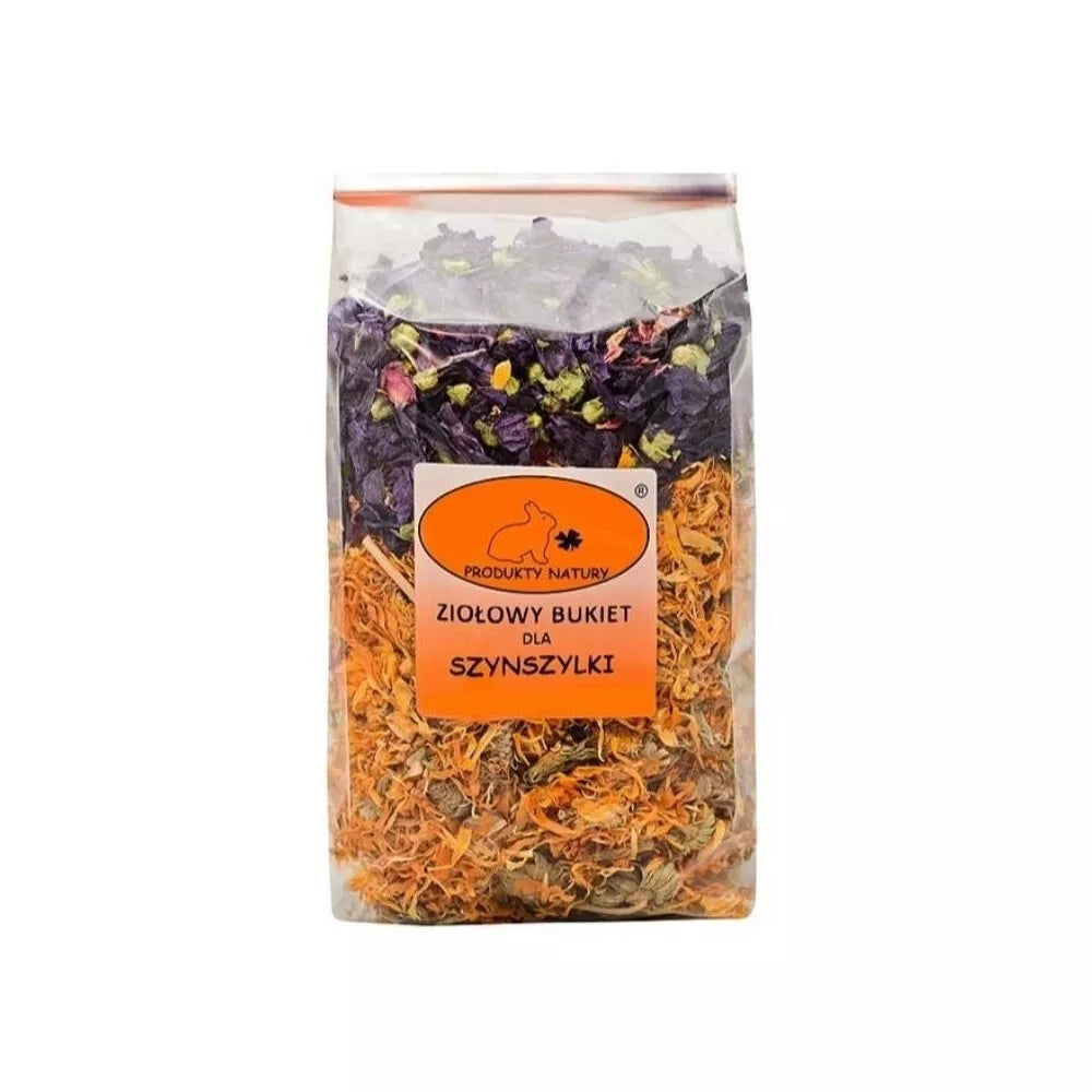 Natūralus žolelių mišinys šinšiloms, 100 g