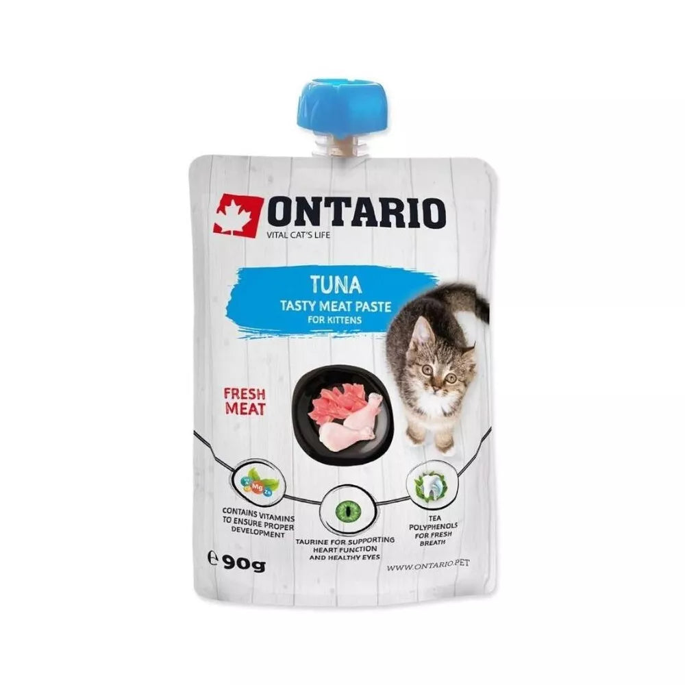 Ontario drėgnas jaunų kačiukų maistas su tunu, 90 g