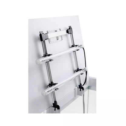Opti Set 130 akvariumas stačiakampis, baltas, 61x41x56 cm, 130 l