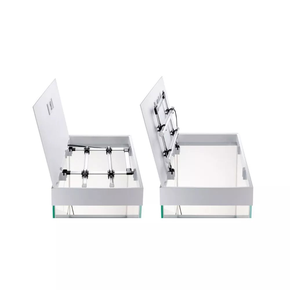 Opti Set 130 akvariumas stačiakampis, baltas, 61x41x56 cm, 130 l