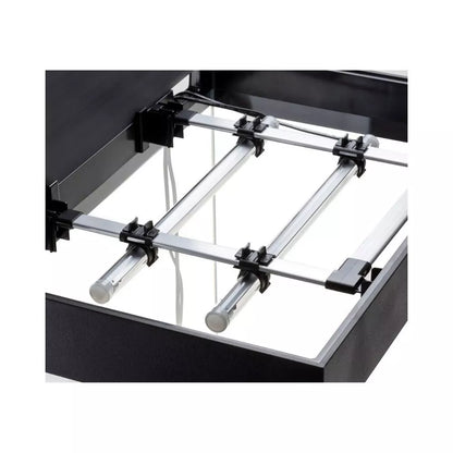 Opti Set 130 akvariumas stačiakampis, juodas, 61x41x56 cm, 130 l