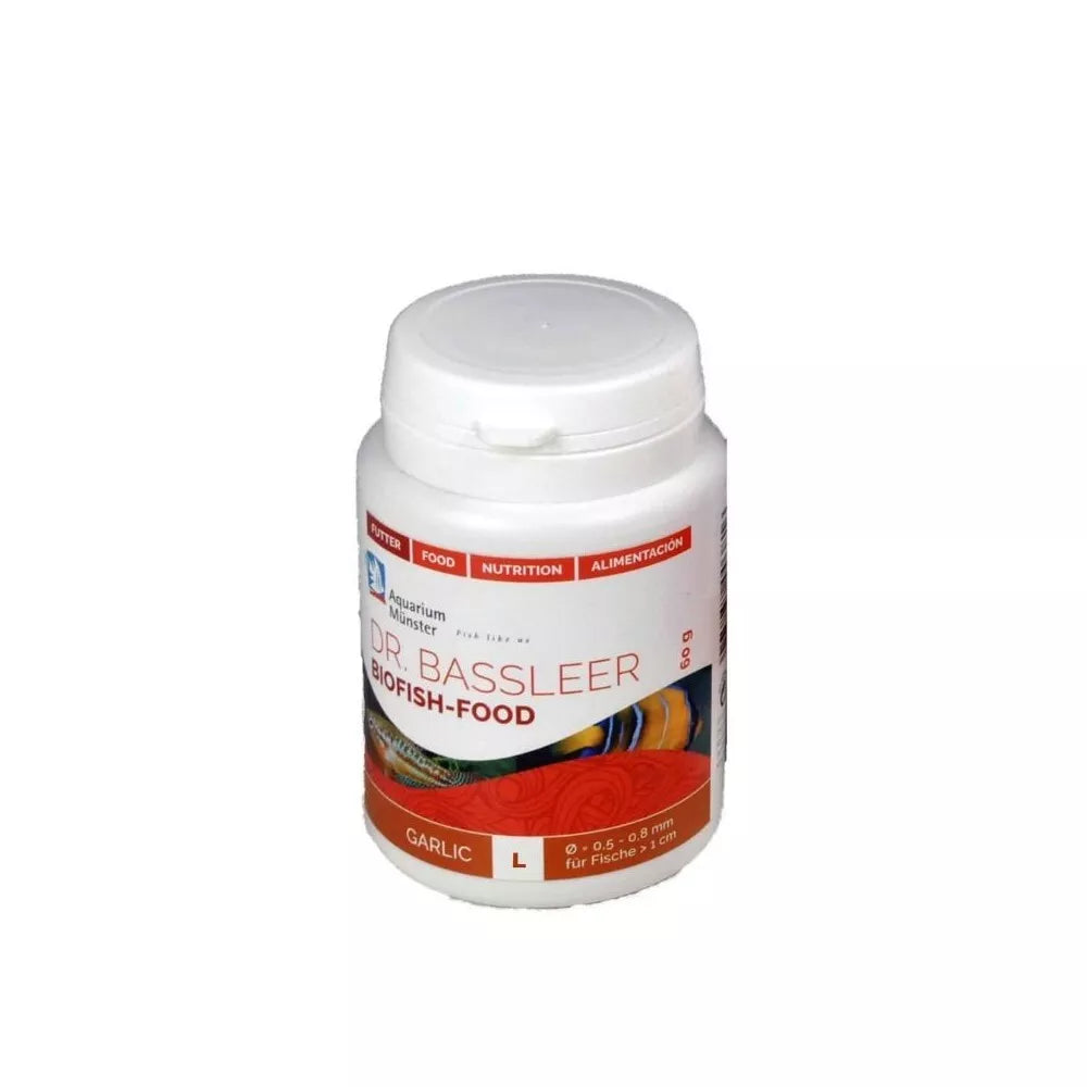 Pašaras žuvims Dr. Bassleer Biofish Food Garlic L, 60 g