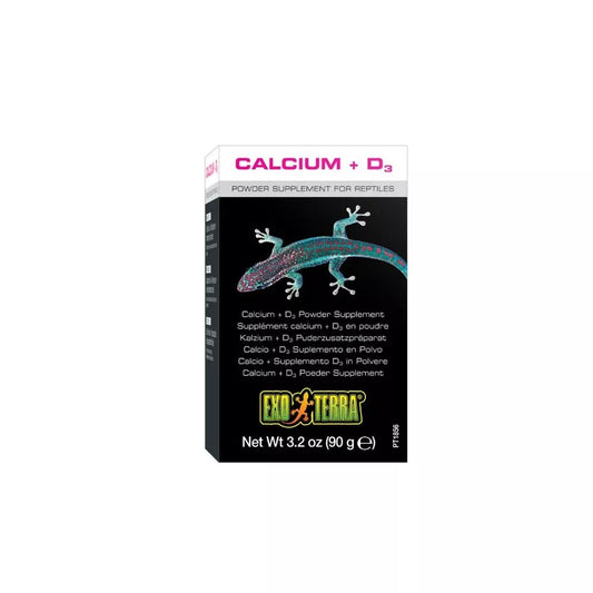 Pašaro papildas ropliams Exoterra Calcium+Vitamin D3, 90 g