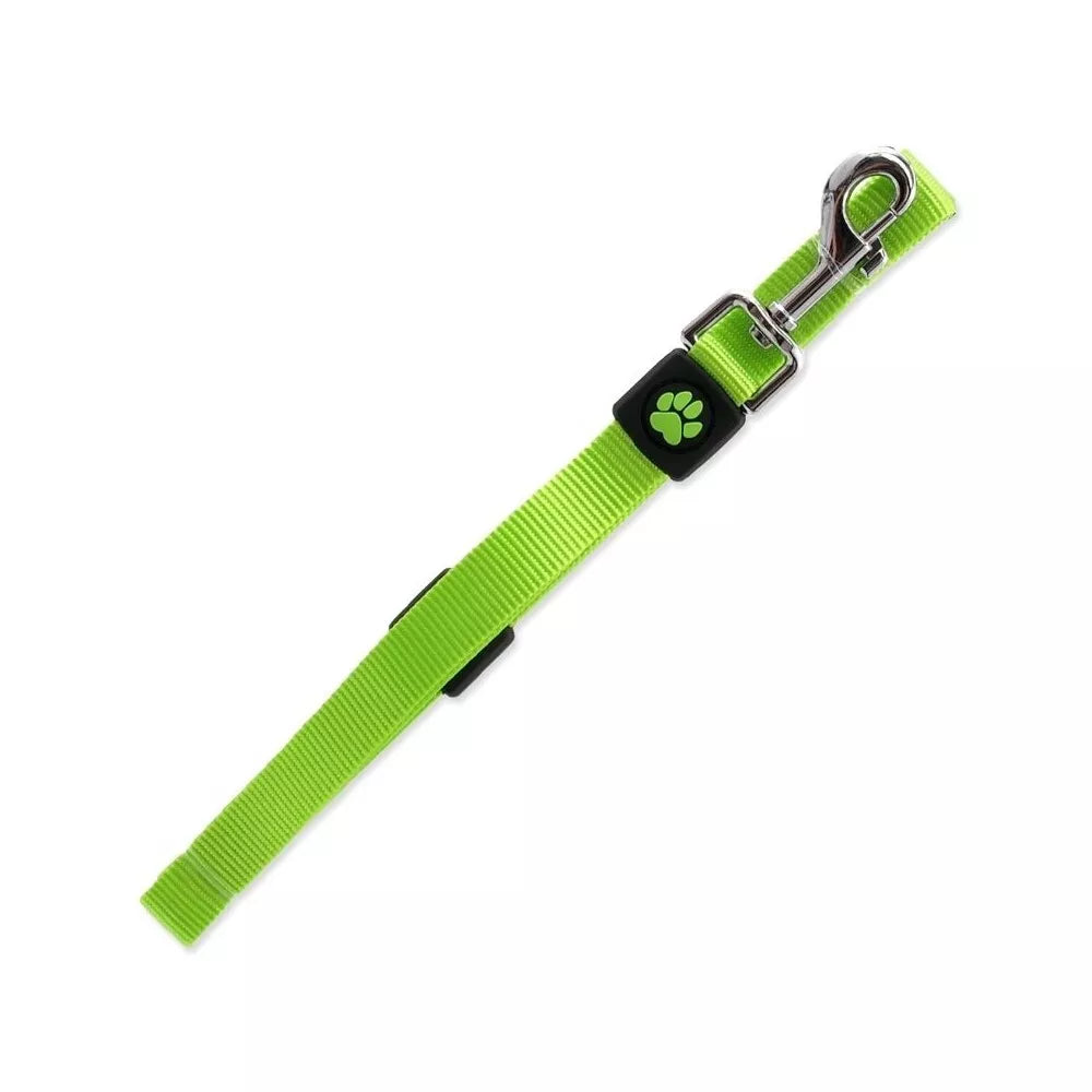 Pavadėlis šunims Active Dog Premium M, 2x120 cm, laimo spalvos