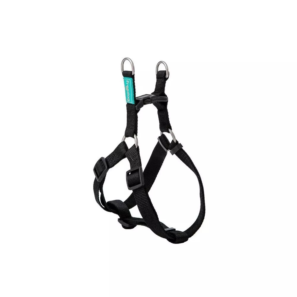 Petnešos Basic Nylon A-Type, juodos, 10 mm x 20-36 cm