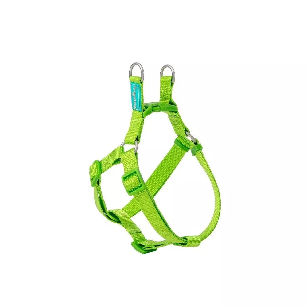 Petnešos Basic Nylon A-Type, laimo spalvos, 10 mm x 20-36 cm