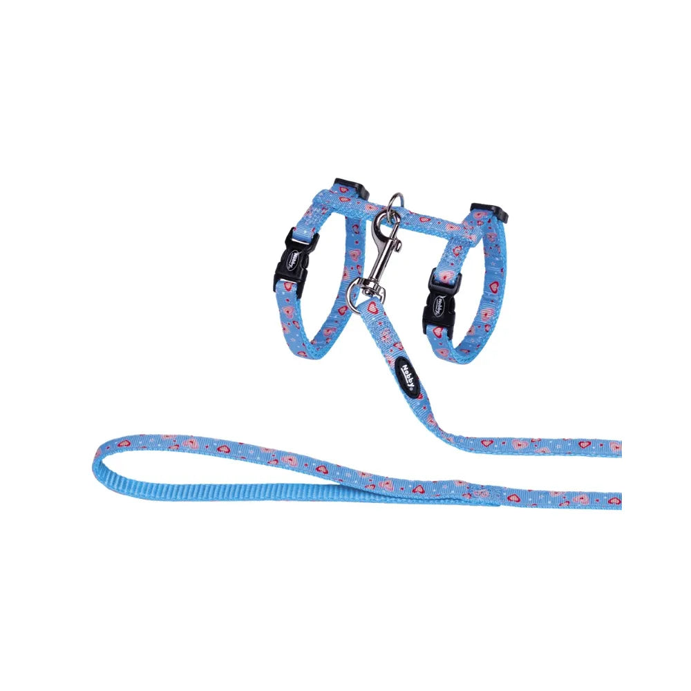 Petnešos katėms Heart Light Blue