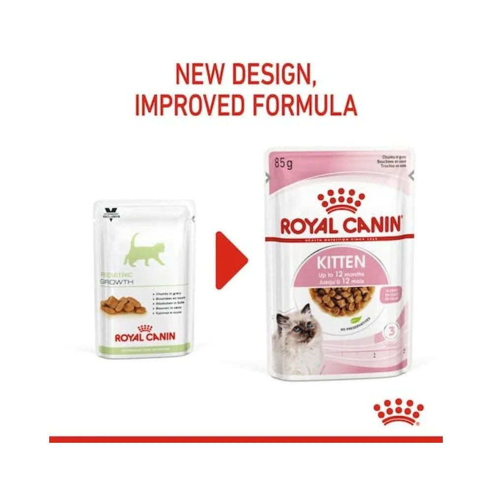 Royal Canin FHN Kitten Instinctive konservuotas maistas kačiukams su padažu 85 g