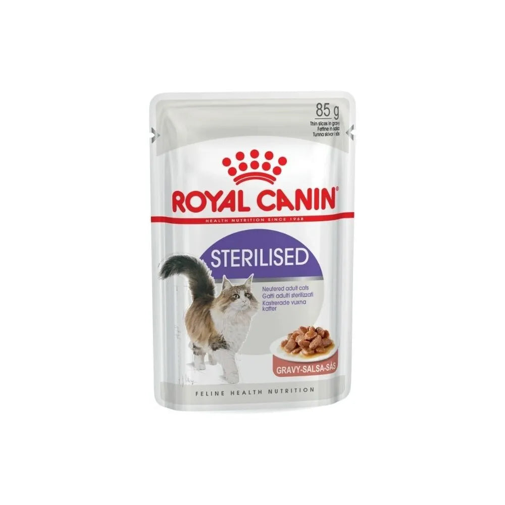 Royal Canin FHN Sterilised in Gravy konservuotas pašaras sterilizuotoms katėms 85 g