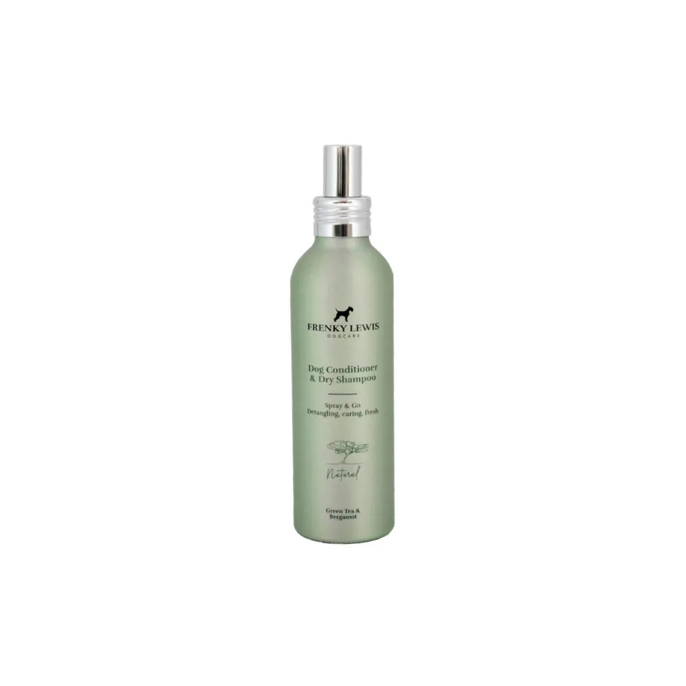 Sausas šampūnas - kondicionierius šunims Frenky Lewis Green Tea, Bergamot, 150 ml