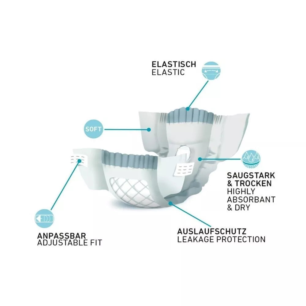 Sauskelnės šunims (kalytėms), 12 vnt., L, 38 - 56 cm
