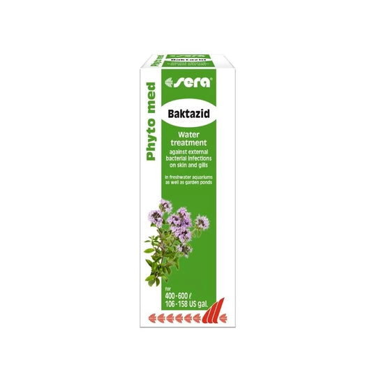 Sera akvariumo priežiūros priemonė Phyto Med Baktazid, 30 ml