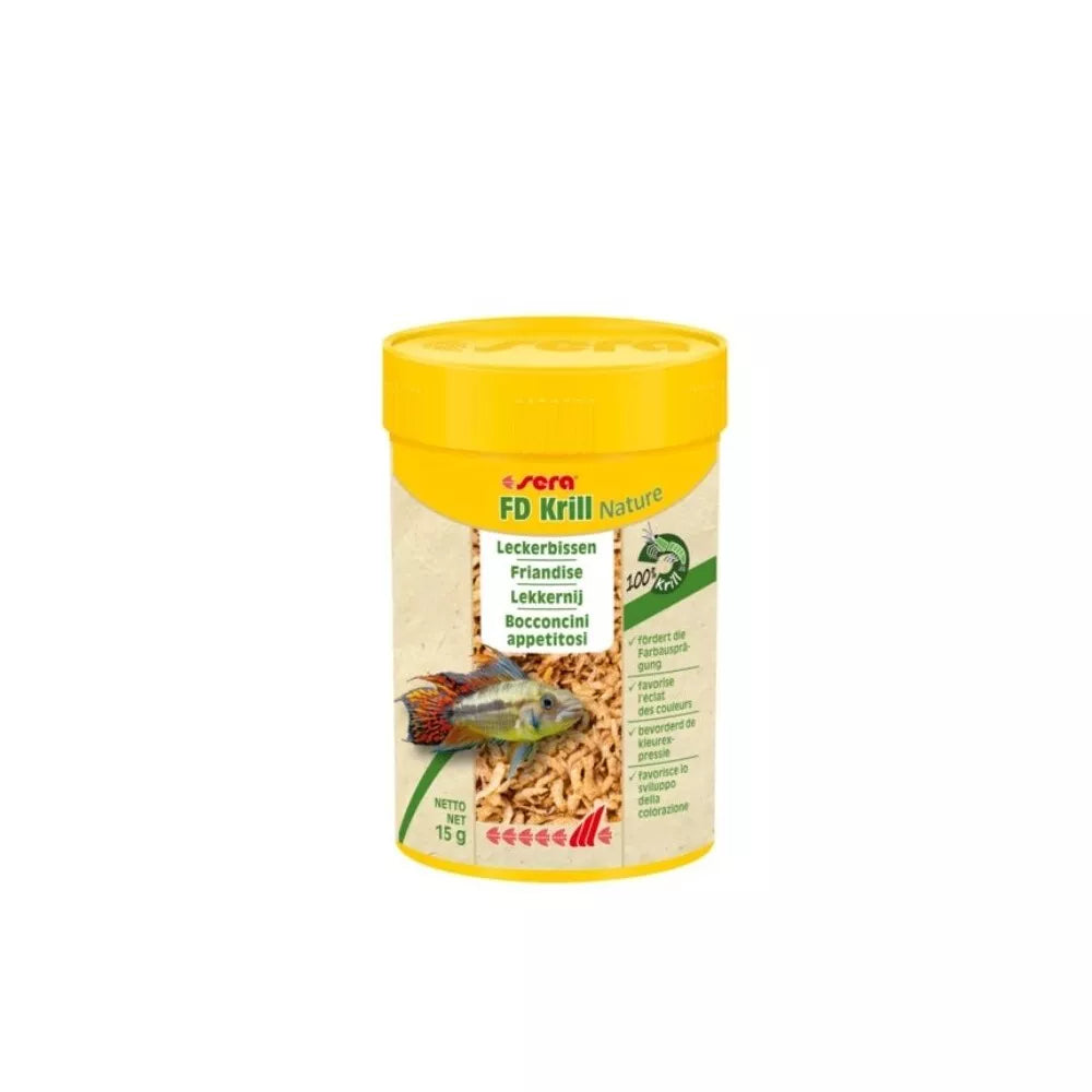 Sera pašaras žuvims FD Krill Nature, 100 ml, 15 g
