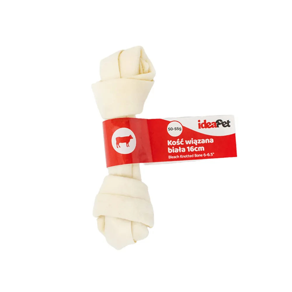 Skanėstas šunims galvijų odos mazgas, 16 cm