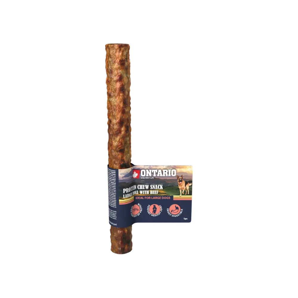 Skanėstas šunims jautienos skonio kolageno pagaliukas, 25,4 cm, 1 vnt.