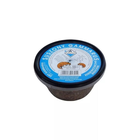 Šoniplaukos (gamarus) džiovintas pašaras žuvims 500 ml