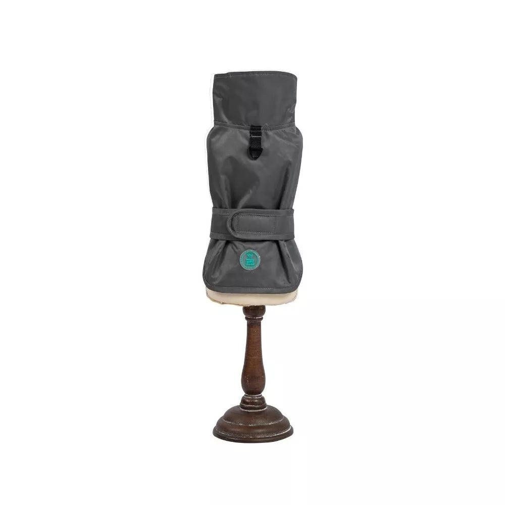 Striukė lietpaltis šunims Paw Shield, pilkas, 55 cm