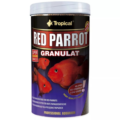 Tropical Red Parrot Granulat maistas žuvims 250 ml