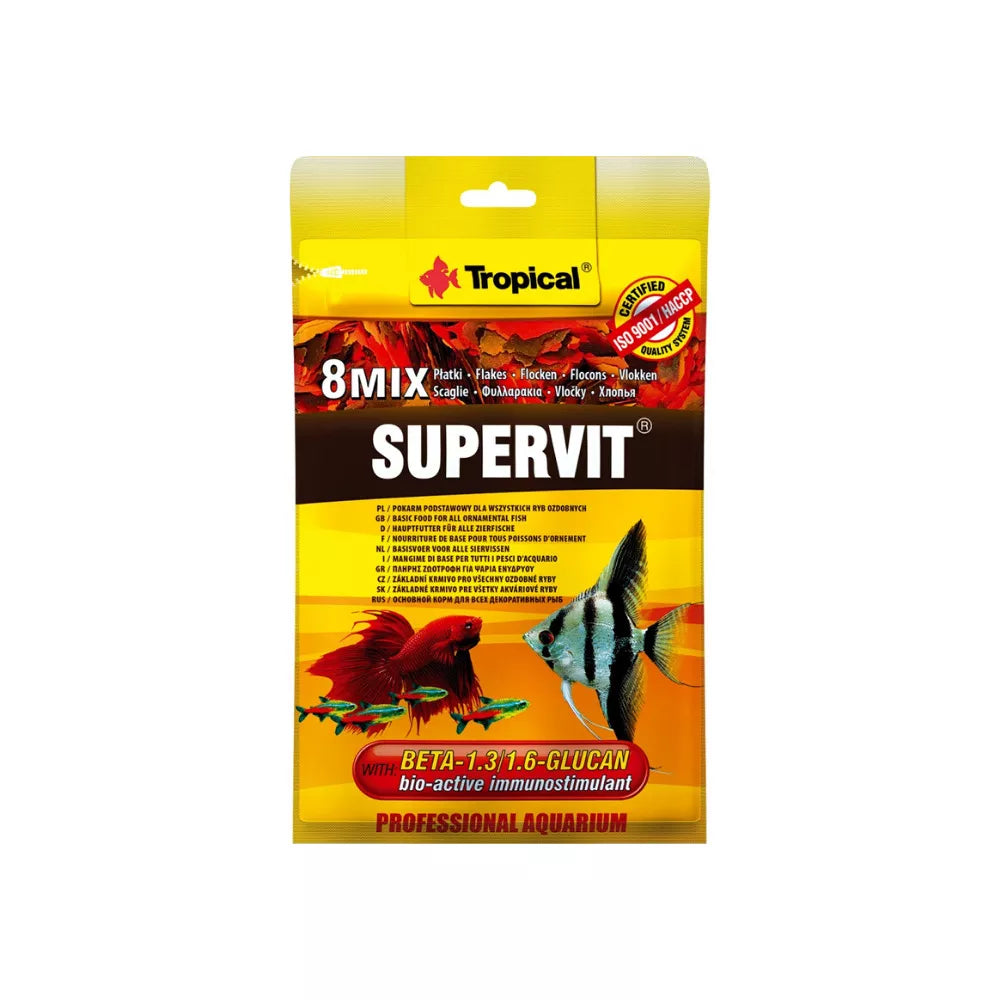 Tropical Supervit maistas žuvims su Beta-gliukanu 12 g