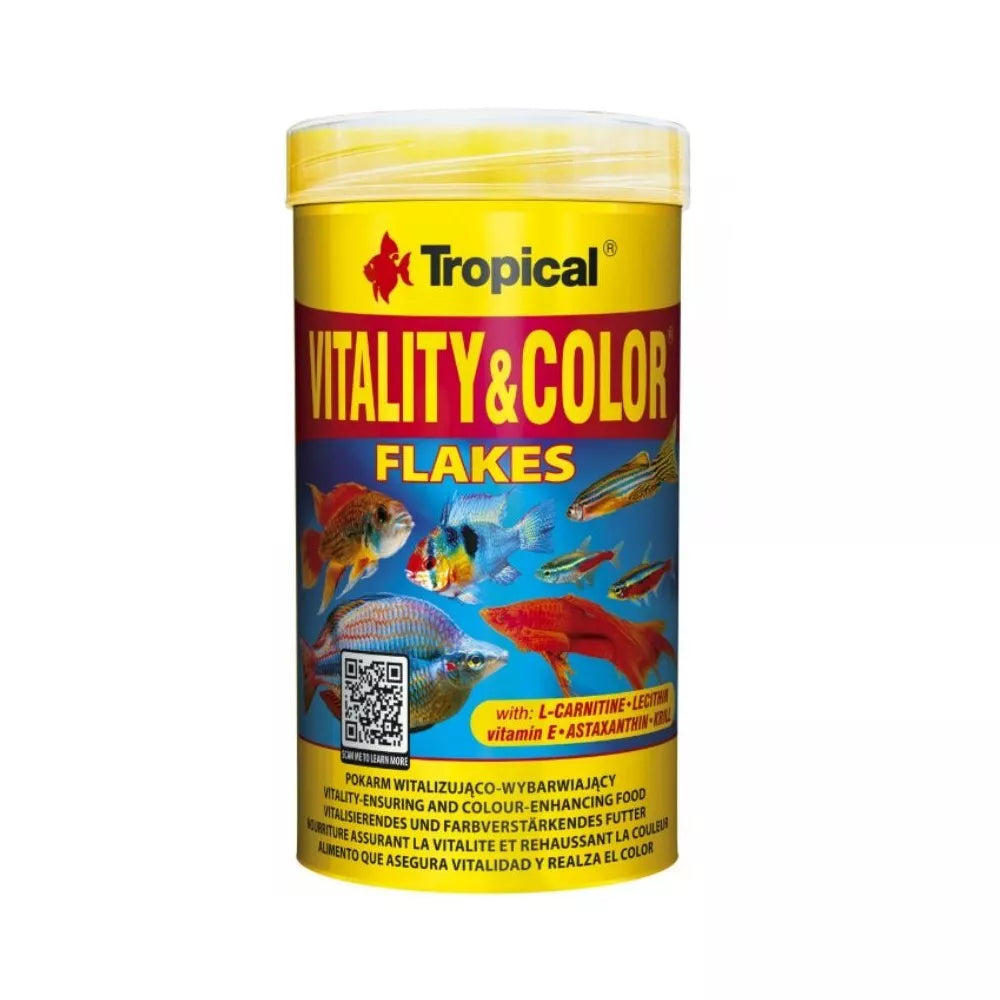 Tropical Vitality&Color spalvas ryškinantis pašaras žuvims 1000 ml
