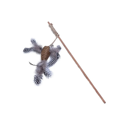 Žaislas katėms meškerė, 40 cm