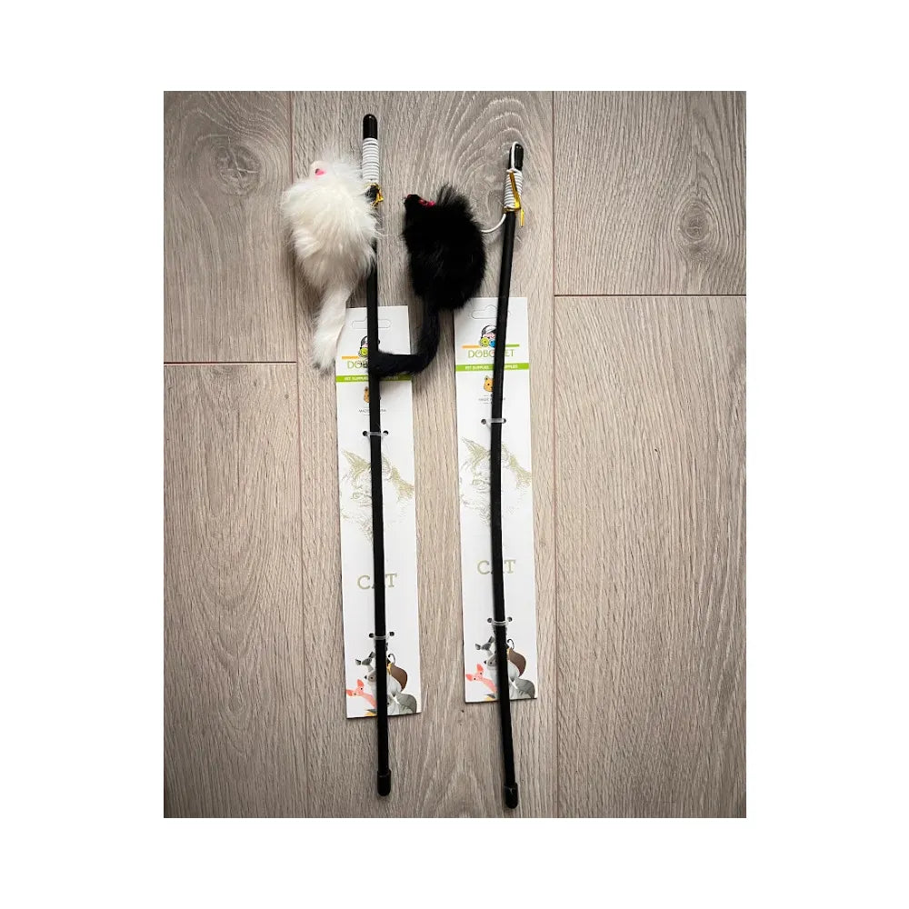 Žaislas katėms meškerė, 49 cm