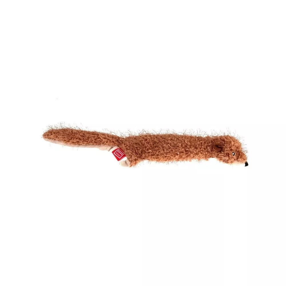 Žaislas šunims GiGwi Plush Friendz Medium Squireel Skin pliušinis voverės kailis