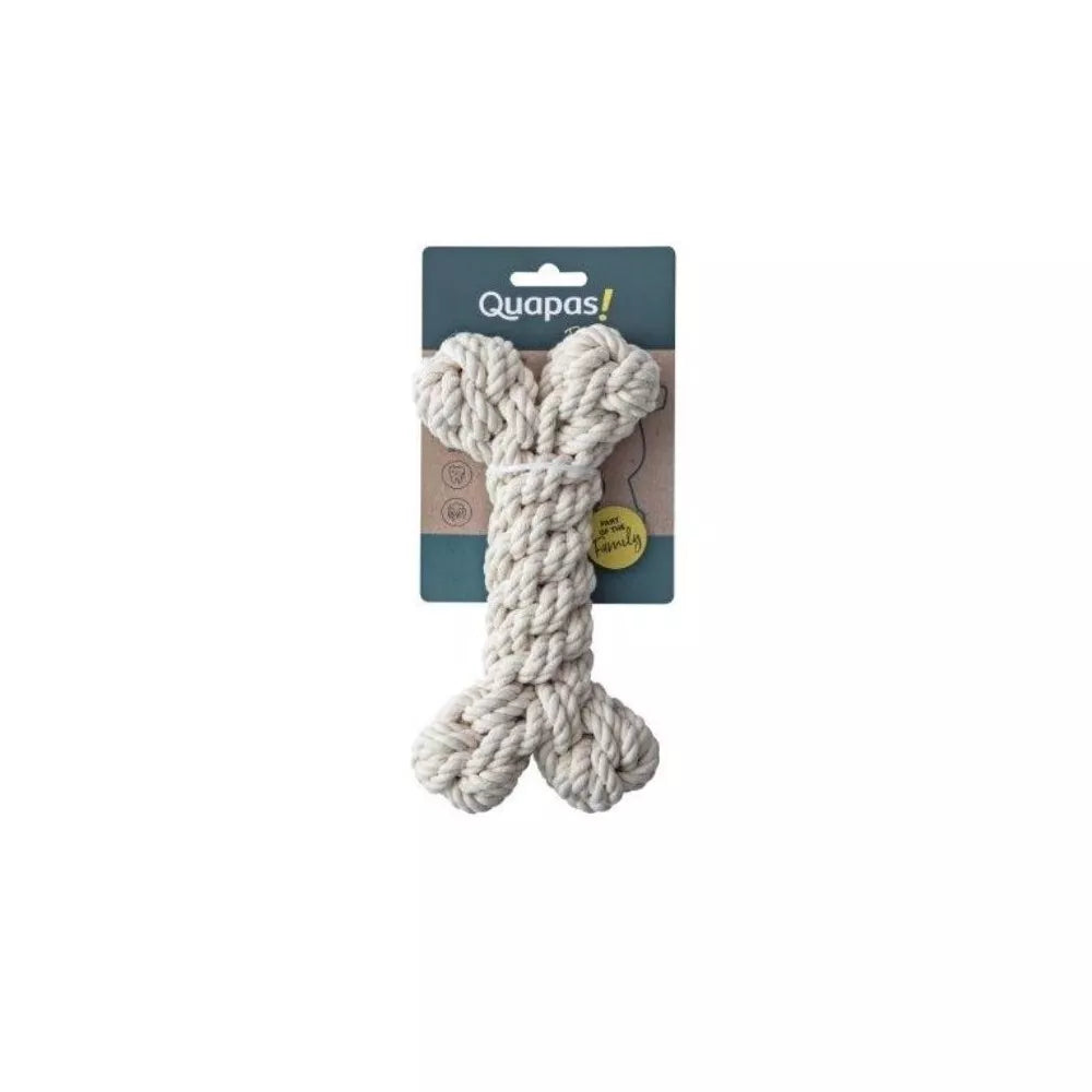 Žaislas šunims iš natūralios virvės, kaulas, L, 23 cm