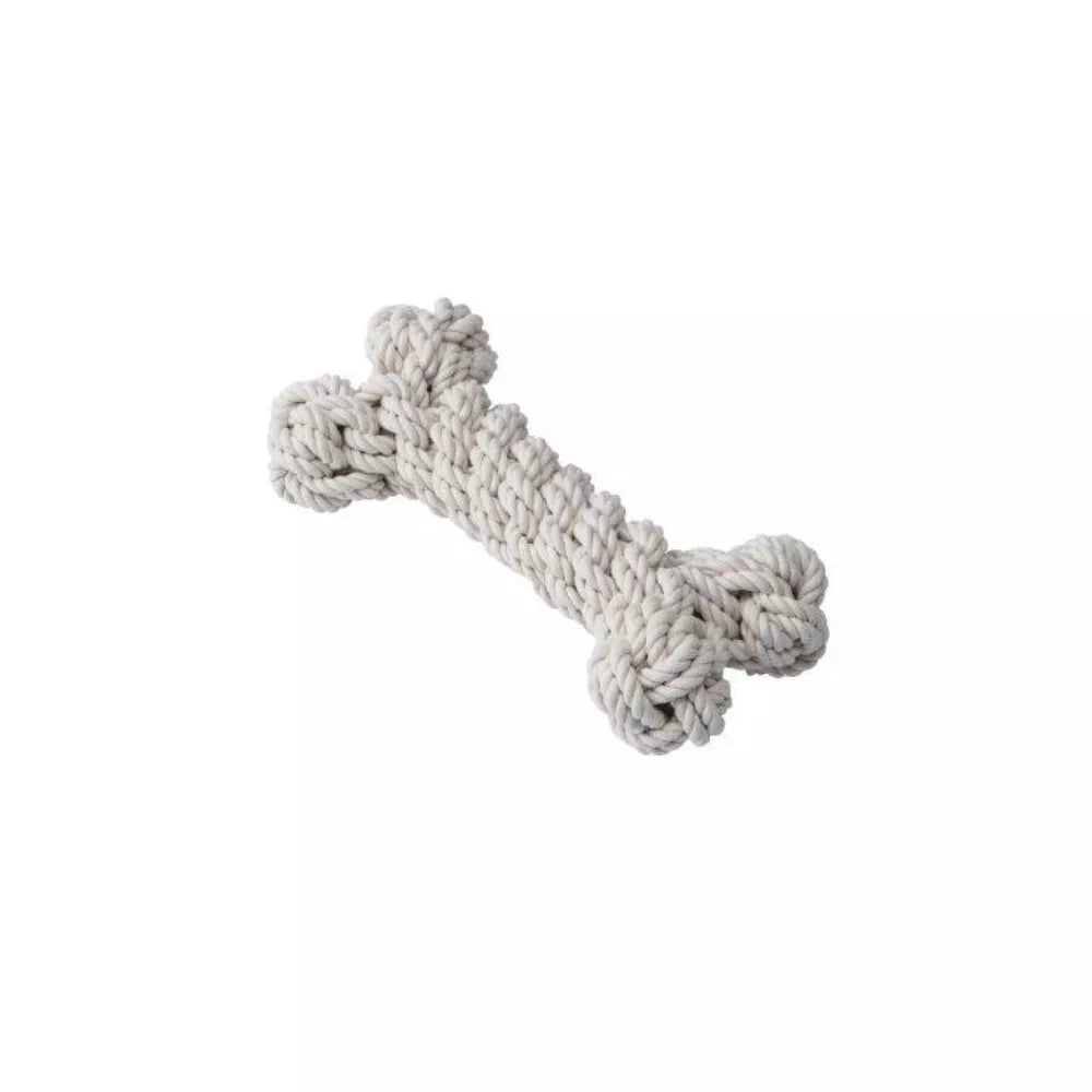 Žaislas šunims iš natūralios virvės, kaulas, XXL, 40 cm